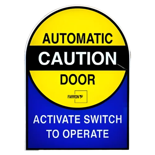 Automatic Door Sticker