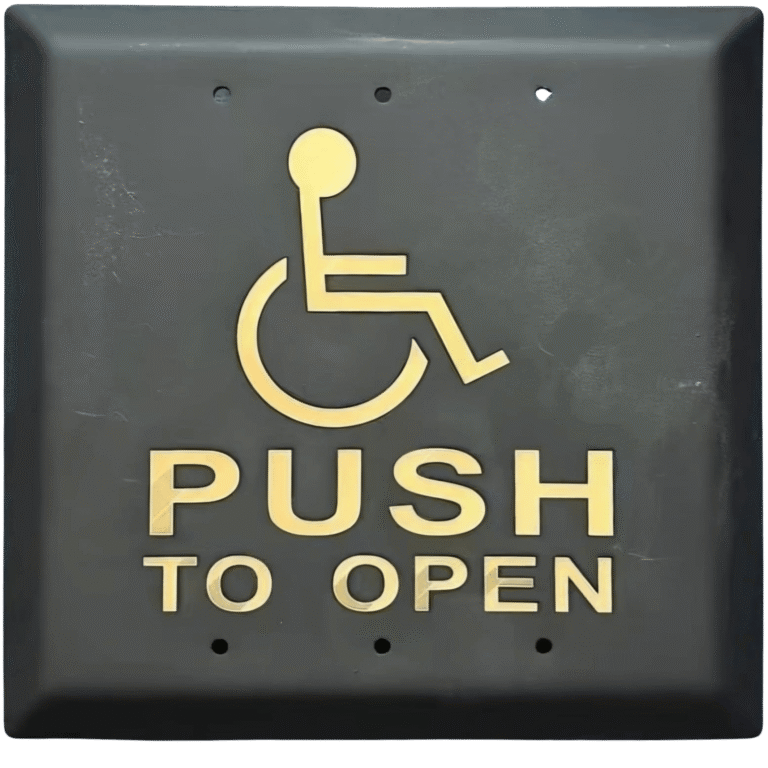 FA-44PO Push to Open Switch (Black)