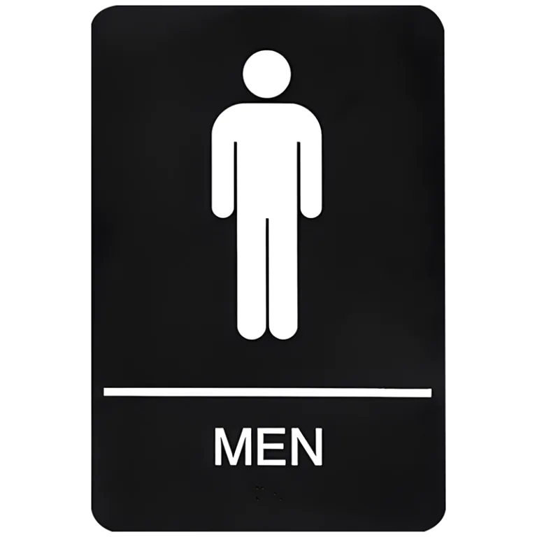 Restroom Sign Men