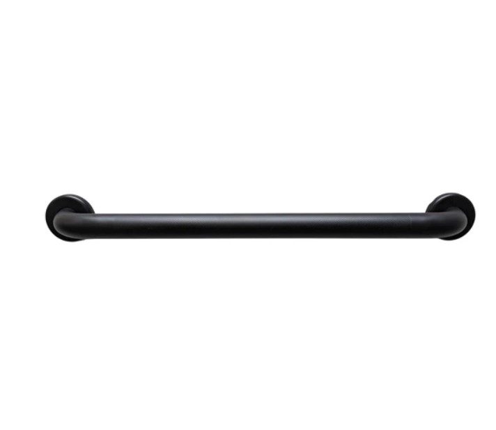 Straight Grab Bar 24 Black