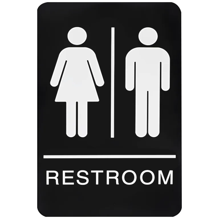 Unisex Restroom Sign